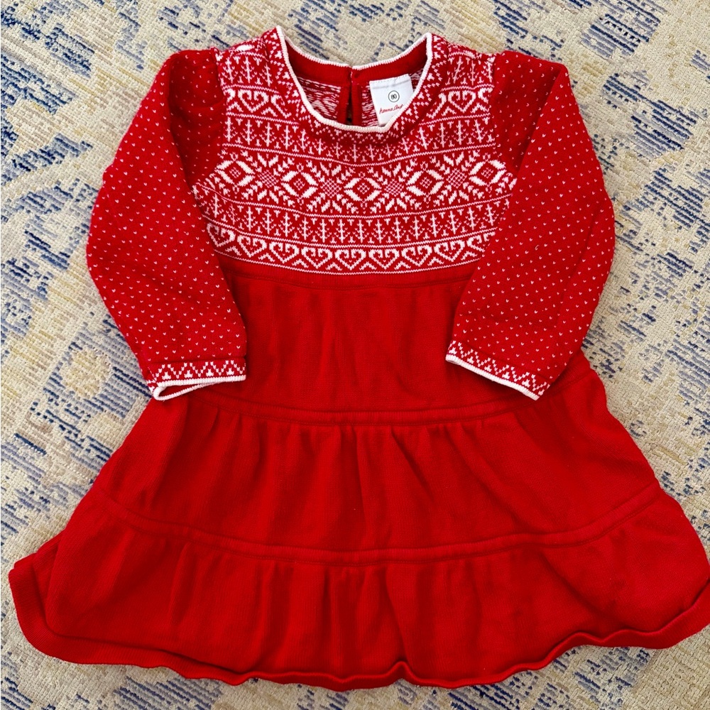 Hanna Andersson sweater dress size 80